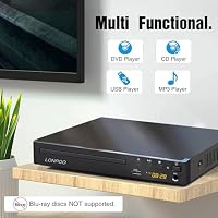 LONPOO Codefree DVD Player für Fernseher, 1080P HD mit HDMI Cinch – Ansicht 2