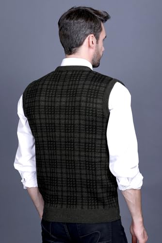 Image of GODFREY Half Sweater for Man Winter Pullover - Sleeveless Men Sweaters