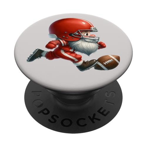 Red American Football Player Gnome Graphic For Football Fan PopSockets PopGrip Adesivo