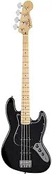 Fender Baixo Jazz padrão - preto, escala de bordo