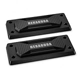HEKAGURA Gun Magnet Mount, 45 lb Rating,Magnetic Gun Holster| Rubber Coated Gun Holder for Handgun, Shotgun, Rifles, Revolvers| Beside Holster, Using in Cars, Trucks, Wall, Desk