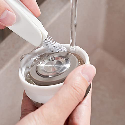 Image of 3 In1 Rotary Cup Brush Multipurpose Cup Lid Brush Bottle Milk Cup Brush Wash Drinking Pipe Straw Brush