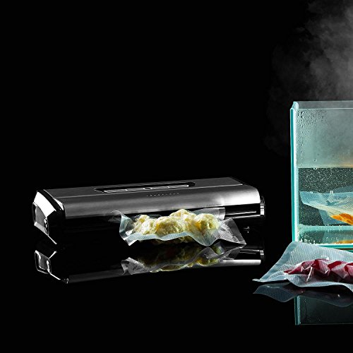 Klarstein Vakuumiergerät, Vakuumierer für Lebensmittel, Vakumierergerät für Sous Vide, Einschweißgerät, 12 L/Min… – Bild 3