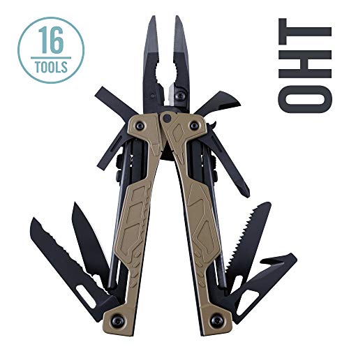 LEATHERMAN, OHT One Handed Multitool with Spring-Loaded Pliers and Strap Cutter