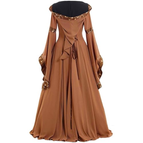 OIOLOYJM Renaissance Costume Women Medieval Sexy Plus Size Witch Vampire Gothic Halloween Costumes Woman 2025 Clothes Dresses