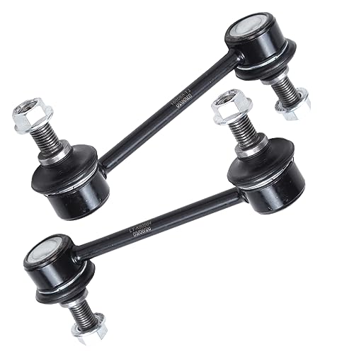 Image of Detroit Axle - 8PC Front Upper Control Arms w /Ball Joint, Sway Bars and Outer Tie Rods for 2003 2004 2005 2006 2007 Cadillac CTS RWD ONLY