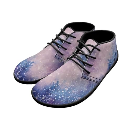Howilath Galactic Starry Sky Barefoot Running Shoes for Men Low Zero Drop Sneaker Anti-Skid Casual Minimalist Shoes3