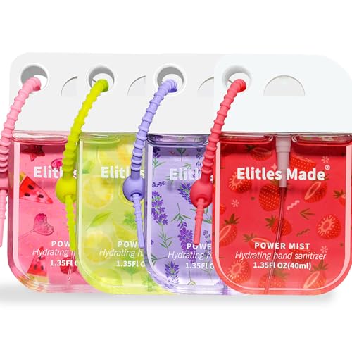 Elitles Made Hand Sanitizer Spray, 4Pack Spray Hand...