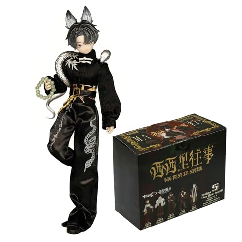 Muñecas articuladas SacPero BJD 1/8 set 4 piezas miniatura 1
