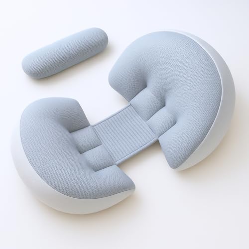 Image of OBABY Pregnancy Pillow - Adjustable U Shaped Pregnancy Pillow for Belly and Back Support, Maternity Body Pillow for Side Sleeping, Compact Pregnancy Support Pillow for Comfort.