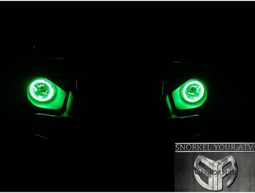 SNORKELYOURATV SYA Angel Eyes LED Halo Accent Light Kit | Compatible with Kawasaki Brute Force 300 | ATV Accessories | Blue