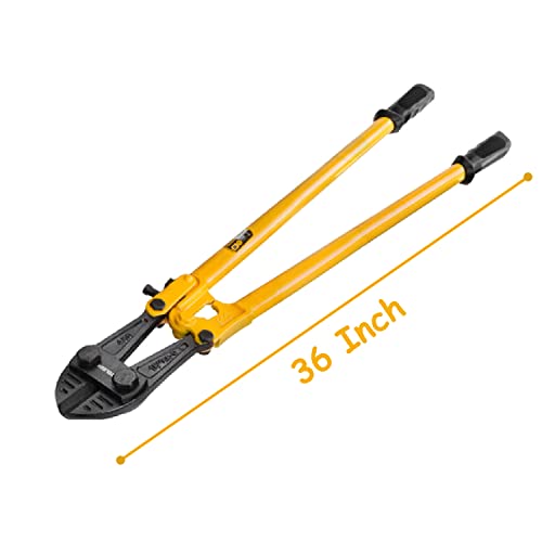 Tolsen Bolt Cutters Heavy Duty, 36-Inch Bolt Cutter for Padlocks, Chrome Vanadium Steel Blade for Cutting Chain, Rods, Rivets, Locks and Wire - Ergonomic Non-Slip Handle, Cr-V Blade, Black Finish 4 Tolsen Bolt Cutters Heavy Duty, 36-Inch Bolt Cutter for Padlocks, Chrome Vanadium Steel Blade for Cutting Chain, Rods, Rivets, Locks and Wire - Ergonomic Non-Slip Handle, Cr-V Blade, Black Finish - Image 4
