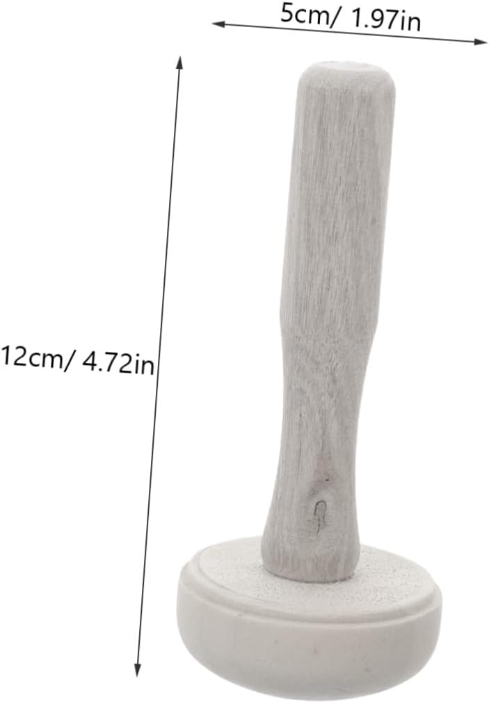 TEHAUX 10pcs Wood Roller for Relief Printing Art Printmaking Tools Pottery Rubbing Roller