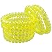 Shells 7PCS Colorful Soft Highly Spring Spiral Coil Wrist Band Key Ring Chain
