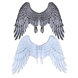 HEAVENGLOW 3D Kids Angel Wing for Cosplay Party Costumes Party Devil Costume White