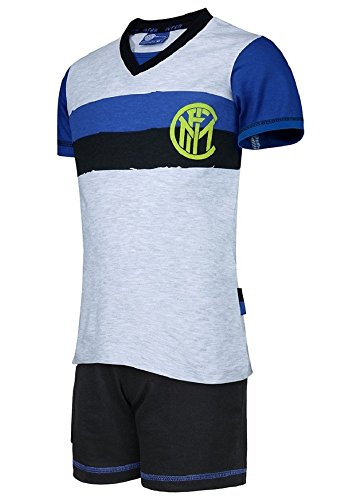 Planetex Pigiama Corto Bambino Inter Abbigliamento...