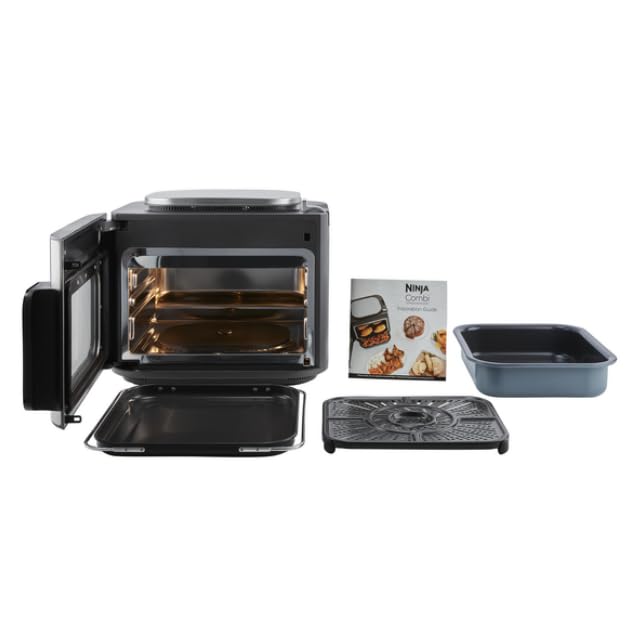 Image of Ninja Combi 12-In-1 Multi-Cooker, Oven & Air Fryer, 12 Cooking Functions, Make 15 Minute* Family-Size Meals, Includes Bake Tray, Pan, & Recipe Guide, Grey, SFP700UK