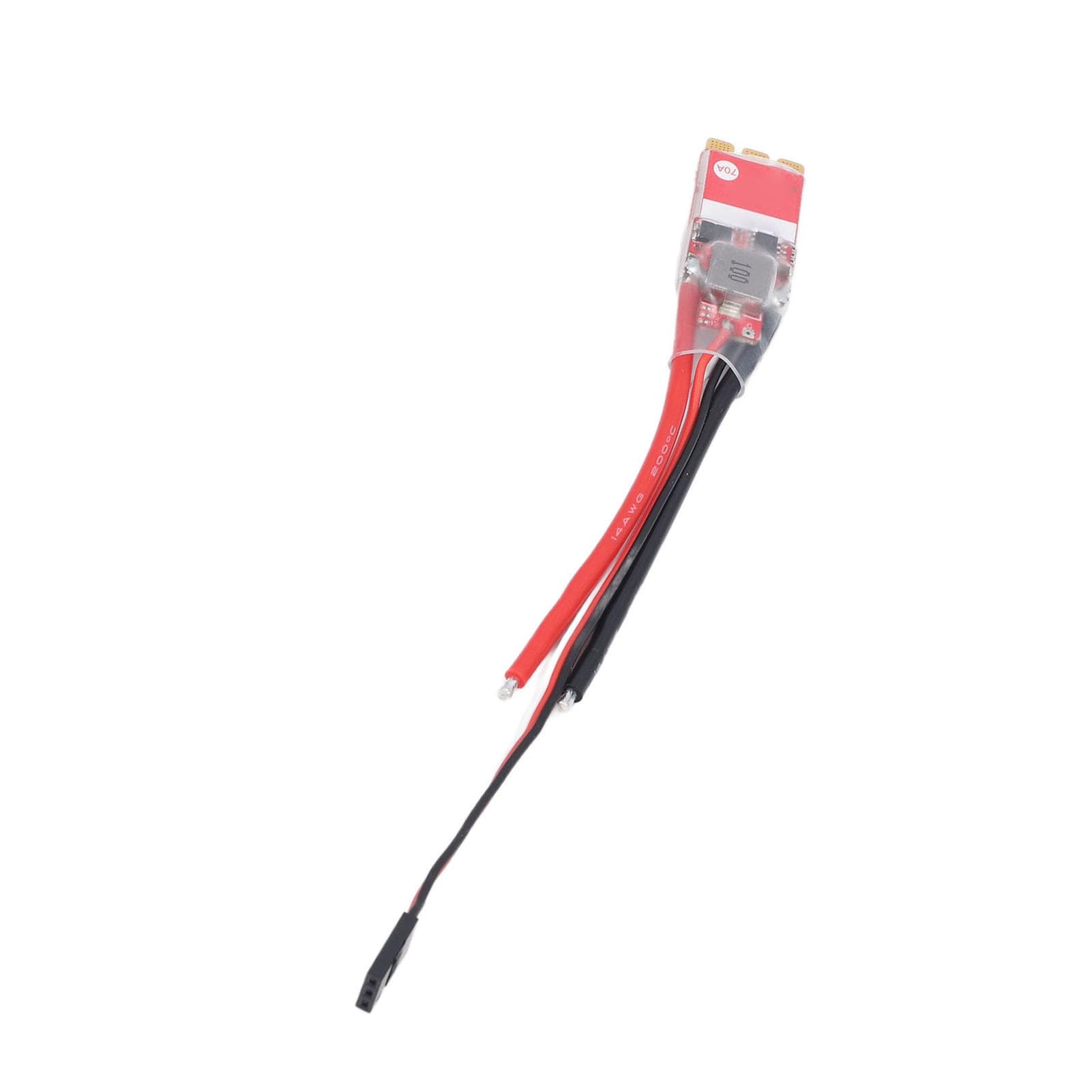 Cocoarm Bezszczotkowy ESC, 70A Bezszczotkowy Silnik ESC 2 do 6S z STM32G071 128KHz PWM, Regulowany 5V do 12V BEC, BLHeli 32 Puszczania Samolotów RC Car Boat Drone