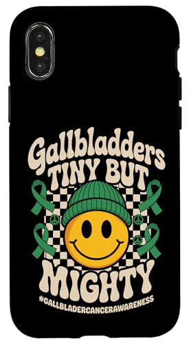 Gallbladders Tiny But Mighty Gallbladder Cancer Awareness Carcasa para iPhone X/XS