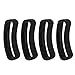 Produktbild eMagTech 4 Stück Ersatzarmbanduhr Strap Loop Uhrenarmband Uhrenarmband Armbanduhr Sicherheitsschnalle Kompatibel mit SUUNTO CORE Schwarz
