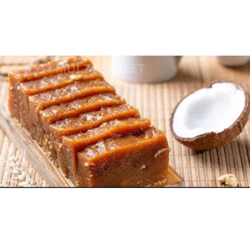 Image of Mudalur Tasty Muscoth Halwa Famous Muscoth Halwa 250 gm x (Pack of 2)=500 gm | Muscoth halwa Coconut Rich | Original Muscoth Halwa From Tuticorin (250g x 2=500g, Coconut)