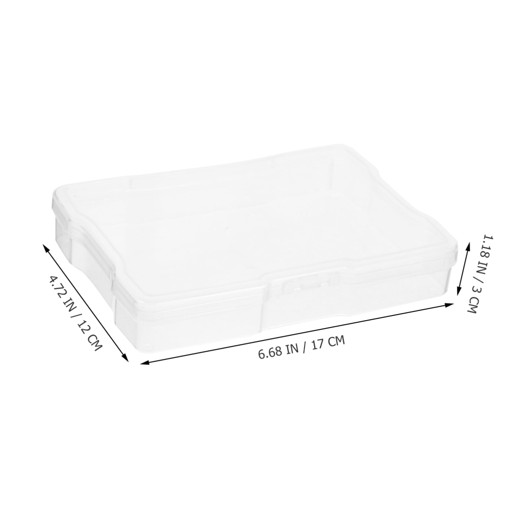 HEALLILY 6pezzi Scatola Per Foto Trasparente Da Organizer Multifunzionale Per Immagini Artigianato e Piccoli Componenti Resistente e Facile Da Pulire