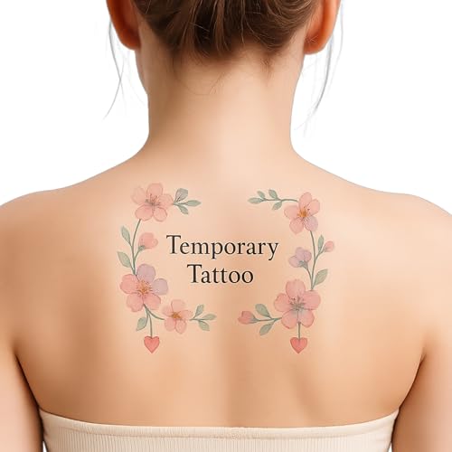 Personalized Temporary Tattoo with Name – Custom Waterproof Fake Tattoos for Adults – Add Your Own Text – Tattoo Sticker for Gifting or Special Occasions