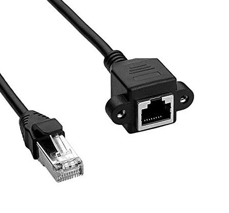 Cable de extensión RJ45 Haokiang Ethernet, cable de extensión de red Cat6 RJ45 macho a hembra, cable de extensión de red Cover