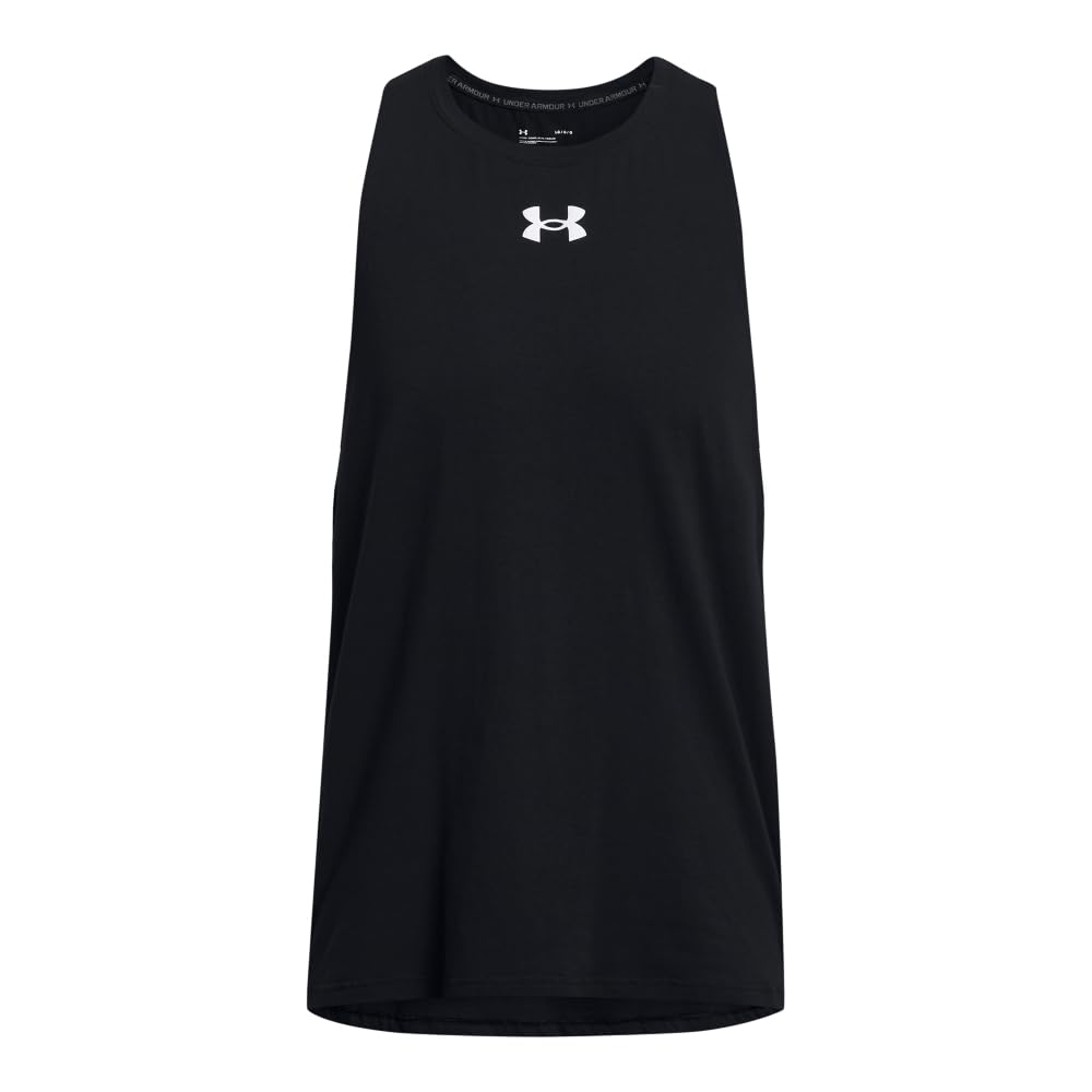 Under Armour Bez rękawów Mężczyźni Baseline Cotton Basketball Tank Top
