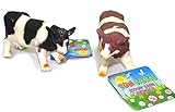Rubber Stretchy Beany Farm Animal Stress Reliever Squishy Toy - Cow