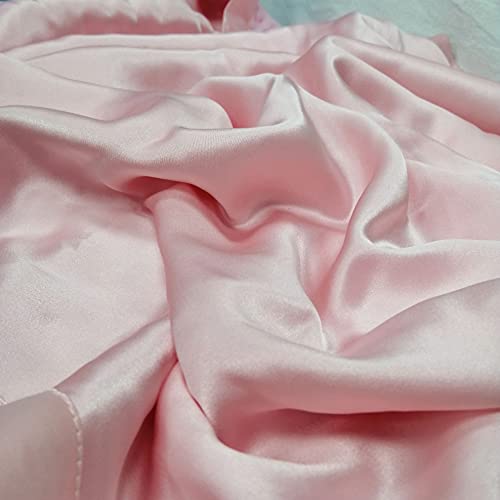 Image of Baby Soft Silk Blanket - 100% Mulberry Silk On One Layer with Minky Plush Dot Blanket Backing - Reversible Double Layer, Gift for Girls /Boys Best for Summer (28 x 40 inch, Light Pink)