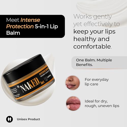 Image of by NAKED fact Intense Protection Brightening Lip Balm for Dry, Dark & Pigmented Lips | Provides Hydration | Even Out Lip Tone | UV Protection | Enriched with Vitamin E, Cow Ghee & Kokum Butter| UNISEX- 10gm