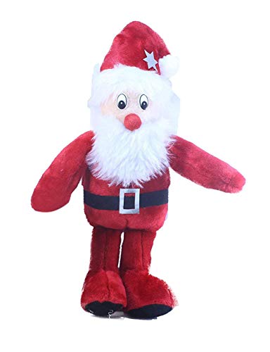 Image of Tickles Santa Claus Stuffed Soft Plush Animal Toy for Kids Boys & Girls Christmas Gifts (Size: 30 cm Color: Red)