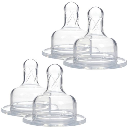 Dr. Brown's Natural Flow Level 2 Wide Neck Nipple - 4 Nipples