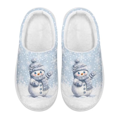 Xoenoiee Womens Slippers Fuzzy Slip-on House Slippers for Men House Shoes Indoor Outdoor Non Slip Warm Slipper