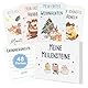 Marveligths Meilensteinkarten Baby, 48 Meilenstein Karten Set, Geschenke zur Geburt, Taufe oder Babyparty, Geschenk für Jungen & Mädchen, Baby Erstausstattung Neugeborene, Baby Geschenk