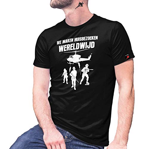 T-shirt Copytec Police Pays-Bas KSK Spezial Noir XX-Large