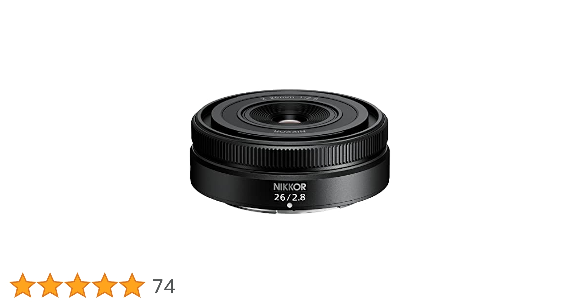 Amazon.co.jp: Nikon NIKKOR Z 26mm f/2.8 | パンケーキプライム