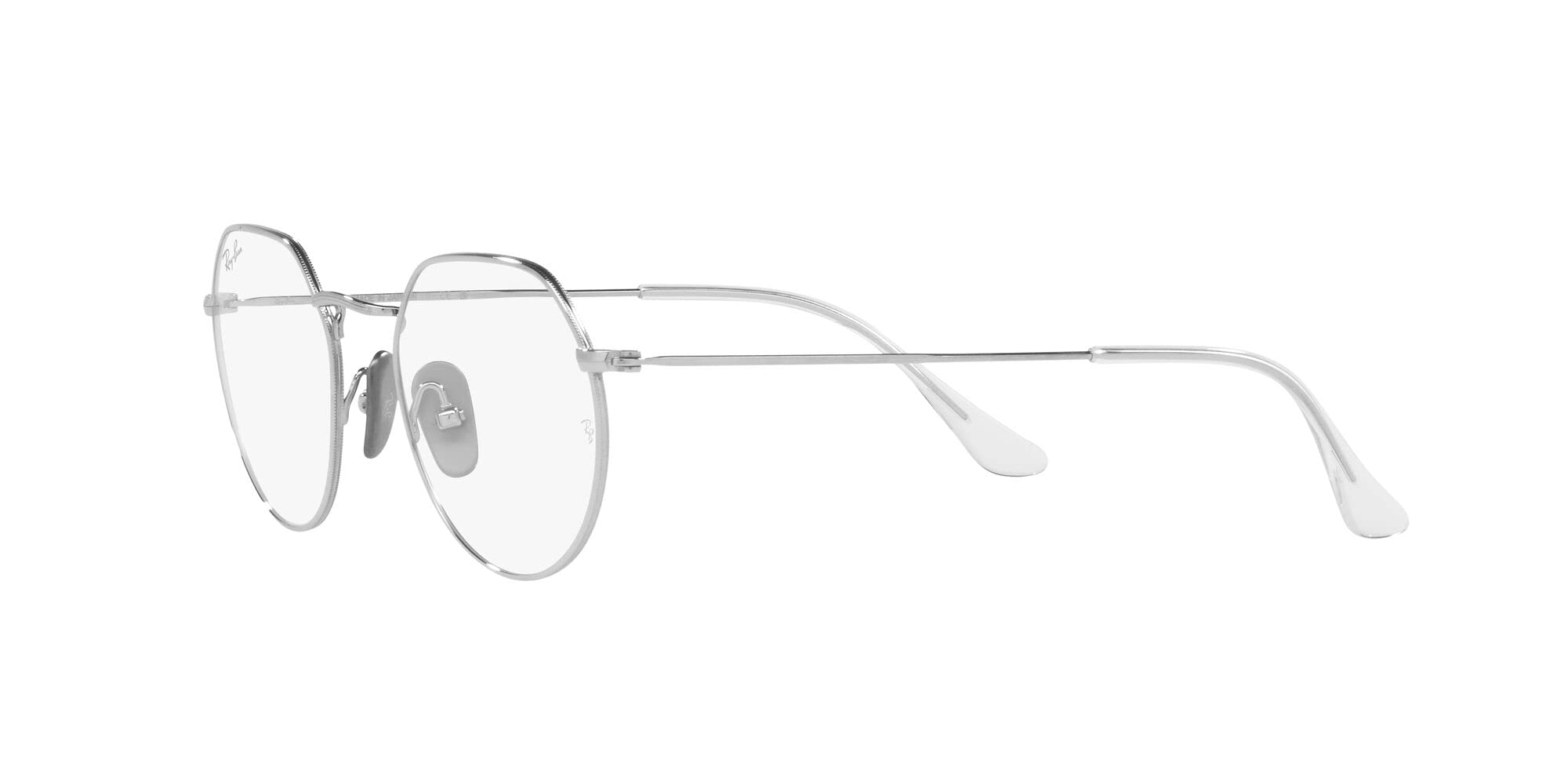Ray-Ban 0RX8165V Oprawki do okularów, Srebrny, 49 Unisex-Dorosły, Srebrny, 49