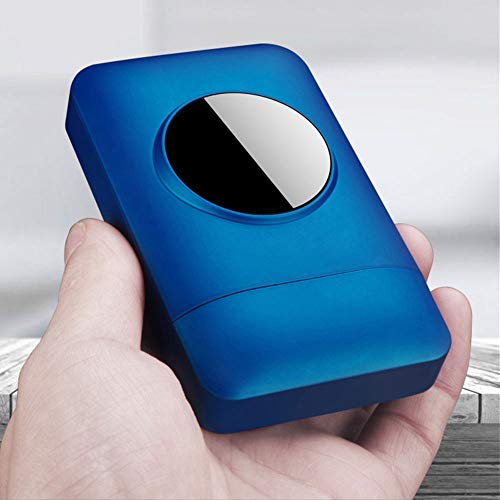 Cigarette Case King Size Cigarettes Box Full Pack 20pcs Regular Size Cigarettes Portable(Black-Eagle)