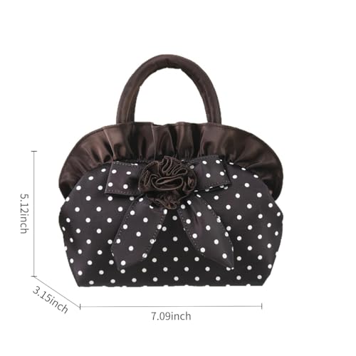 Mini Bolso Tote de Lunares para Mujer miniatura 5