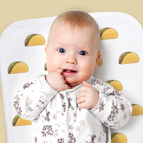 Azeeda 'Tasty Taco' Baby Burp/Wash Cloth (BC00031052)2