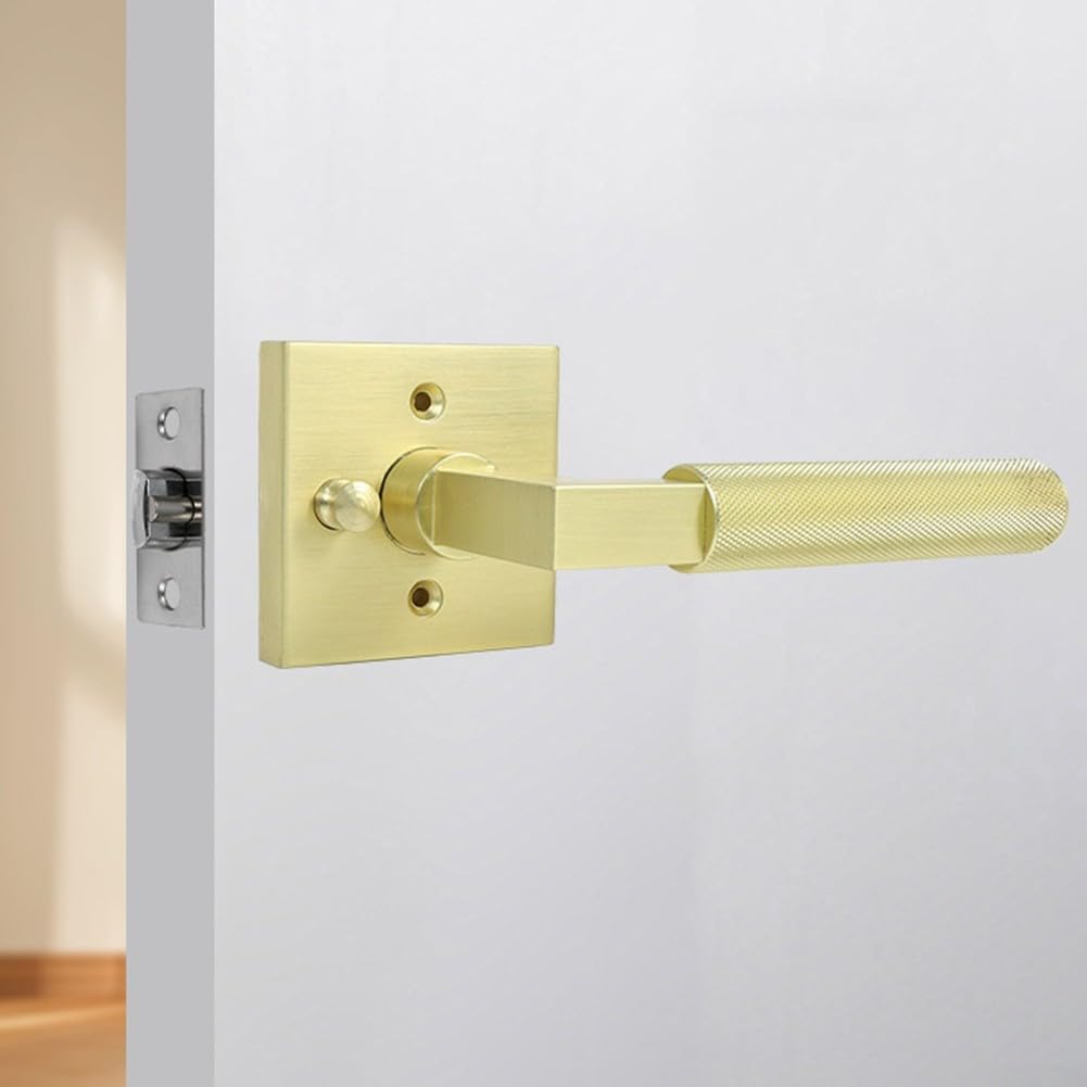Maniglia Bagno Oro con Serratura Privacy Maniglia Bagno Oro con