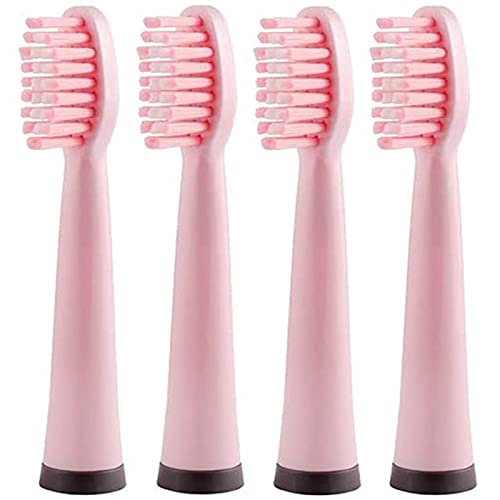 FEMBW Tête de brosse à dents électrique, tête de remplacement Dupont souple pliée, 4 PCS (rose) Cover