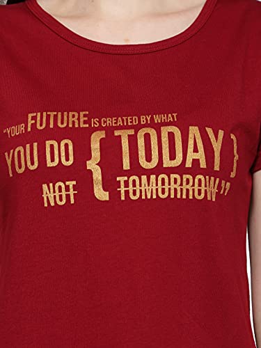 Image of FLEXIMAA Women's Half Sleeve T-Shirt - P