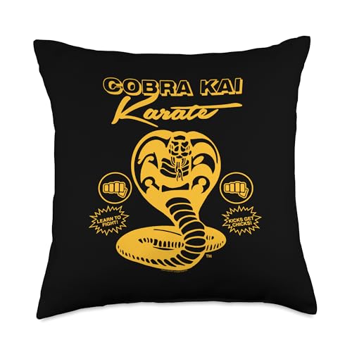 Cobra Kai Business Advertisement TV Show Throw Pillow
