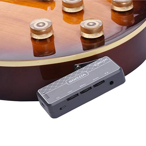 HUIOP METAL Amplificateur de casque pour guitare Prise 1/4 pouce Prise casque 3,5 mm et entrée auxiliaire avec commandes de volume de tonalité de gain Batterie rechargeable intégrée,headphone amp,ampl - Les Beatles, Paul McCartney, John Lennon, RIngo Starr, George Harrison HUIOP METAL Amplificateur de casque pour guitare Prise 1/4 pouce Prise casque 3,5 mm et entrée auxiliaire avec commandes de volume de tonalité de gain Batterie rechargeable intégrée,headphone amp,ampl – Image 5
