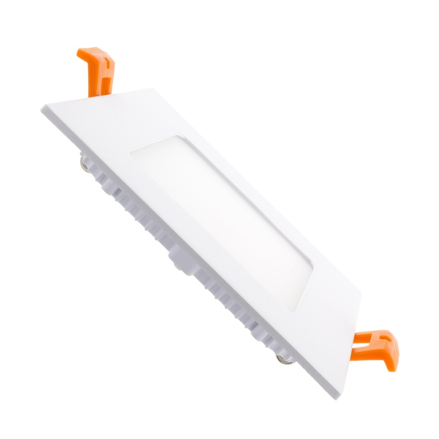 LEDKIA LIGHTING Dalle LED 6W Carrée Extra-​Plate Coupe 105x105 mm 5000K Blanc froid