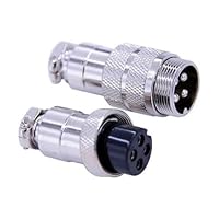 Elecbee GX20 4 polig Luftfahrt Verbindungskabel GX20 Stecker Buchse gerade, GX20 4 Pin Aviation Connector Kabel wasserdicht