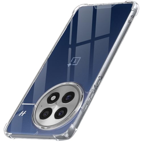 Image of TheGiftKart Crystal Clear Back Cover Case for OnePlus 13 5G | Shock Proof 360 Protection | Hard Clear Back Cover Case for OnePlus 13 5G (PC & TPU, Transparent Bumper)